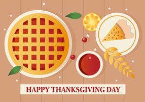 Gratis Vector Thanksgiving Pie