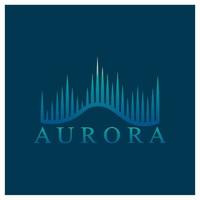 Aurora logo ontwerp icoon illustratie vector sjabloon