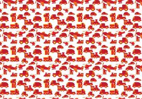 Toy Cars Pattern vector