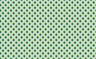 vector kruis steek achtergrond, gebreid etnisch patroon, naadloos plein stijl, groen en wit plus patroon