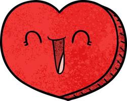 tekenfilm liefde hart vector