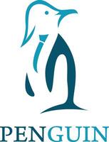 pinguïn vector logo ontwerp. pinguïn icoon vector ontwerp. symbool logo illustratie.