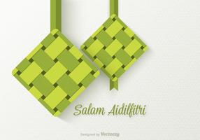 Gratis Salam Aidilfitri Vector Achtergrond