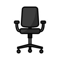kantoor fauteuil icoon vector ontwerp sjabloon