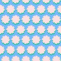 groovy achtergrond. naadloos helder herhaling patroon van gemakkelijk bloeiend bloemen in Jaren 70 psychedelisch hippie stijl. grafisch decor ornament in retro ontwerp. vector illustratie