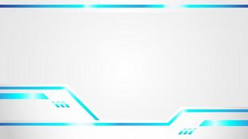 blauw en wit abstract achtergrond futuristische gaming concept illustratie ontwerp vector