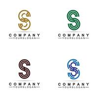 s-logo. letter s logo pictogram ontwerpsjabloon vector
