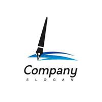 pen logo, bedrijf, opleiding, en wet firma bedrijf symbool vector