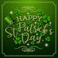 gelukkig st. patrick's day achtergrond vector