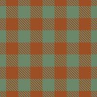 bruin en salie groen houthakker buffel plaid naadloos patroon vector