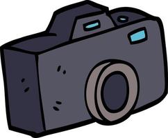 hand- getrokken tekening stijl tekenfilm camera vector