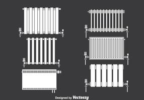 Stralings Pictogrammen Vector Set