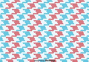 Rood En Blauw Keffiyeh Patroon vector