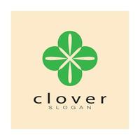 logo ontwerp inspiratie icoon illustratie sjabloon vector Klaver of moringa bladeren, voor natuurlijk Product ontwerp, Gezondheid, geneesmiddel, Klaver en moringa landbouw, geneeskrachtig capsules