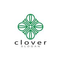 logo ontwerp inspiratie icoon illustratie sjabloon vector Klaver of moringa bladeren, voor natuurlijk Product ontwerp, Gezondheid, geneesmiddel, Klaver en moringa landbouw, geneeskrachtig capsules