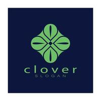 logo ontwerp inspiratie icoon illustratie sjabloon vector Klaver of moringa bladeren, voor natuurlijk Product ontwerp, Gezondheid, geneesmiddel, Klaver en moringa landbouw, geneeskrachtig capsules