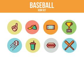 Gratis Baseball Pictogrammen vector