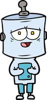tekenfilm karakter robot vector
