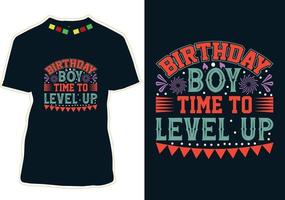 gelukkig verjaardag t-shirt ontwerp vector
