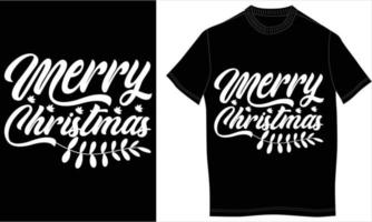 t-shirt ontwerp Kerstmis vector