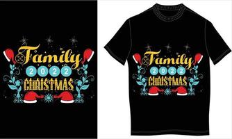 t-shirt ontwerp Kerstmis vector