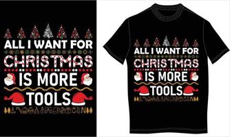 t-shirt ontwerp Kerstmis vector