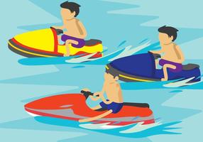 Gratis Jet Ski Illustratie vector