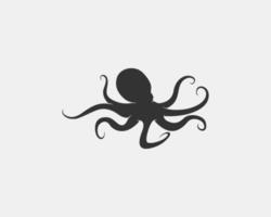 Octopus vector silhouet