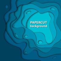 vector achtergrond met diep blauw kleur papier besnoeiing vormen. 3d abstract papier kunst stijl, ontwerp lay-out voor bedrijf presentaties, flyers, affiches, afdrukken, decoratie, kaarten, brochure omslag.