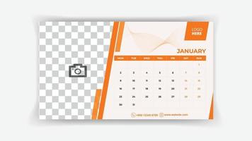 2023 jaren muur kalender vector ontwerp