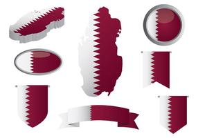 Gratis Qatar Pictogrammen Vector