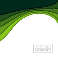 3d abstract achtergrond en papier besnoeiing vormen, vector illustratie