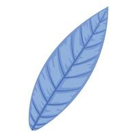 blauwe bladplant vector