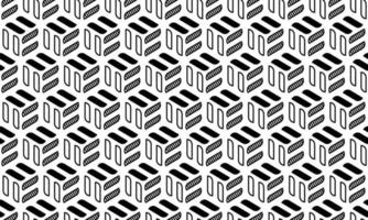 naadloos dozen herhalen patroon zwart en wit. vector illustratie.