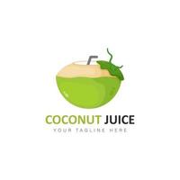 kokosnoot sap logo ontwerp illustratie vector