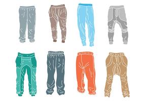 Gratis Sweatpants Pictogrammen Vector