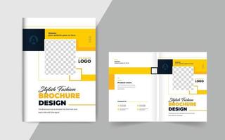 mode brochure Hoes ontwerp sjabloon vector