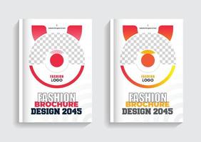 mode brochure Hoes ontwerp sjabloon vector