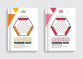 mode brochure Hoes ontwerp sjabloon vector