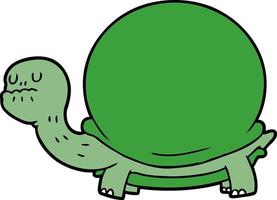 tekenfilm schildpad karakter vector