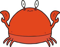 vector tekenfilm krab