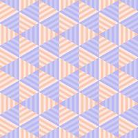 geometrische pastel gestreepte driehoek naadloze patroon vector