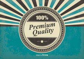Retro Premium Kwaliteit Illustratie vector