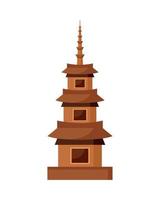 Korea koopje pagode vector