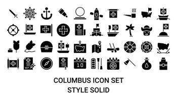 illustratie vector en logo Columbus icoon perfect. icoon teken van modern verzameling voor mobiel concept en web apps ontwerp. mooi hoor ontwerp perfect.