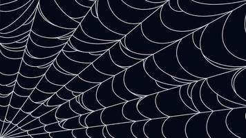 spin web achtergrond voor halloween. griezelig halloween donker thema behang. vector illustratie