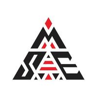 uniek driehoek drie brief logo ontwerp vector