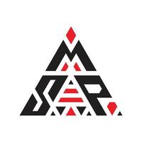 creatief driehoek drie brief logo ontwerp vector