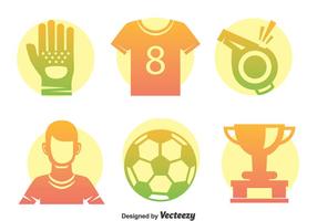 Voetbal Element Vector Set