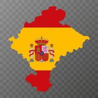 navarra kaart, Spanje regio. vector illustratie.